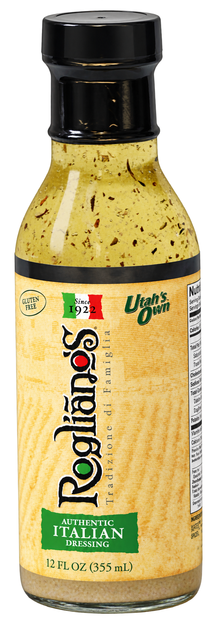 Rogliano’s Authentic Italian dressing bottle