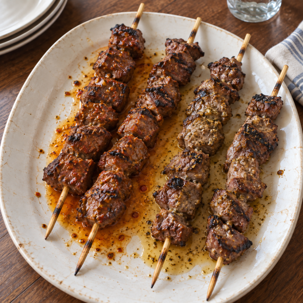 Marinated Steak Kabobs