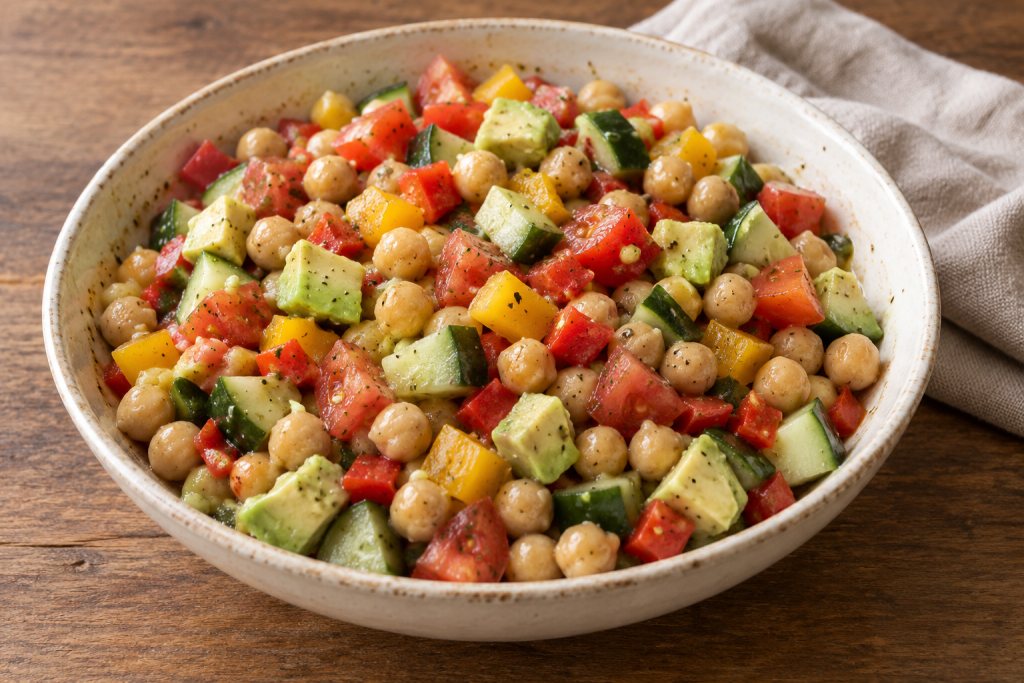 Italian Healthy Chickpea Salad