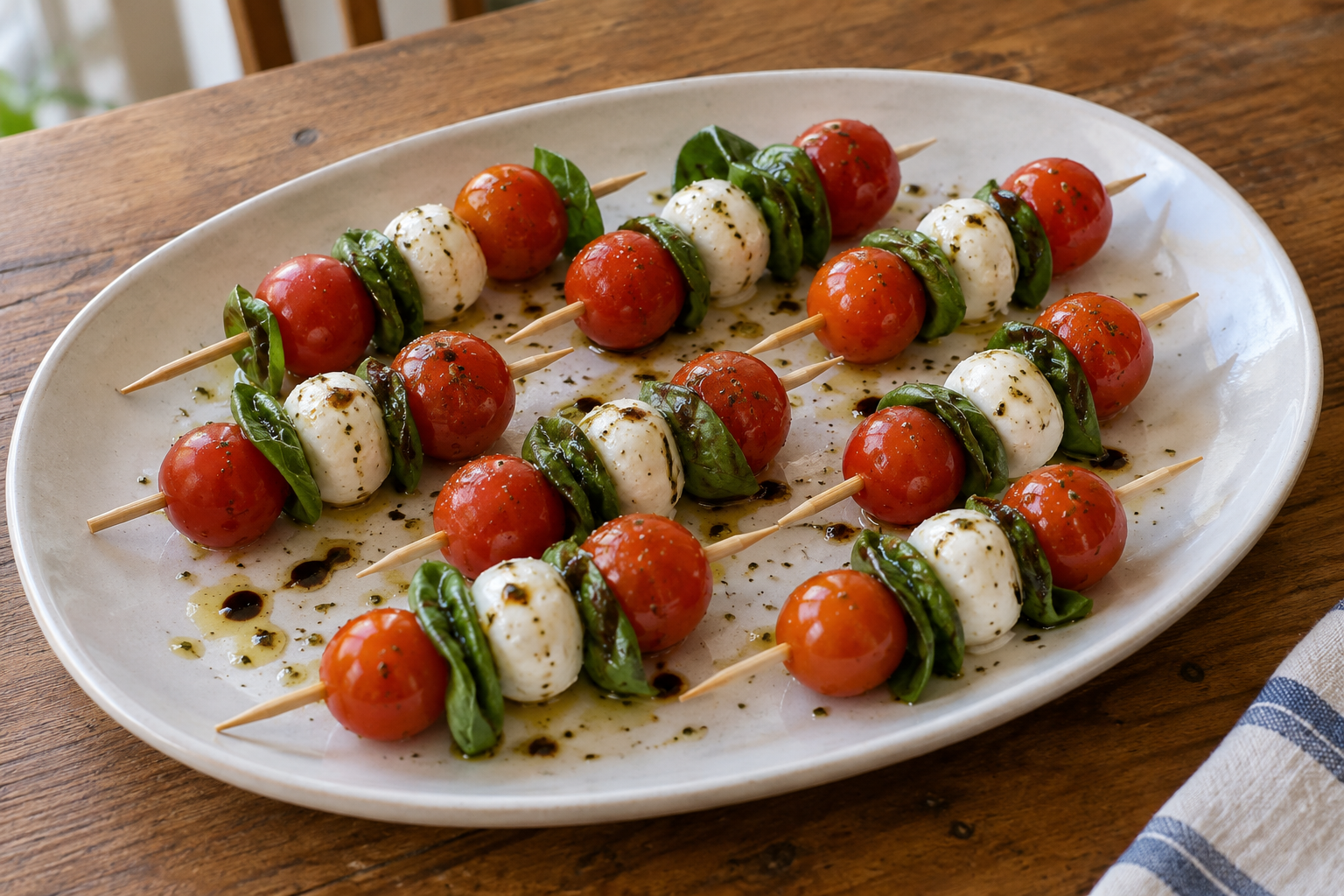Mozzarella Skewers